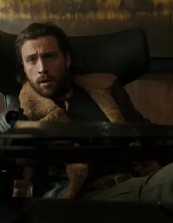 Kraven the Hunter Aaron Taylor Johnson Shearling Jacket
