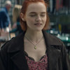 You S05 Madeline Brewer Leather Coat