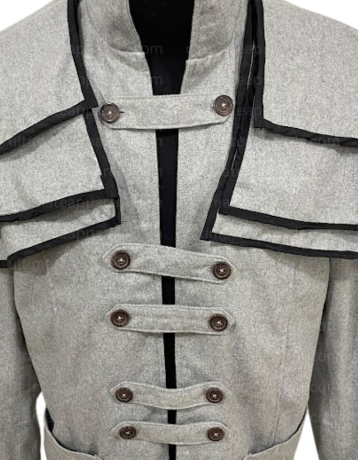 DJANGO UNCHAINED CHRISTOPH WALTZ (KING SCHULTZ) GREY COAT