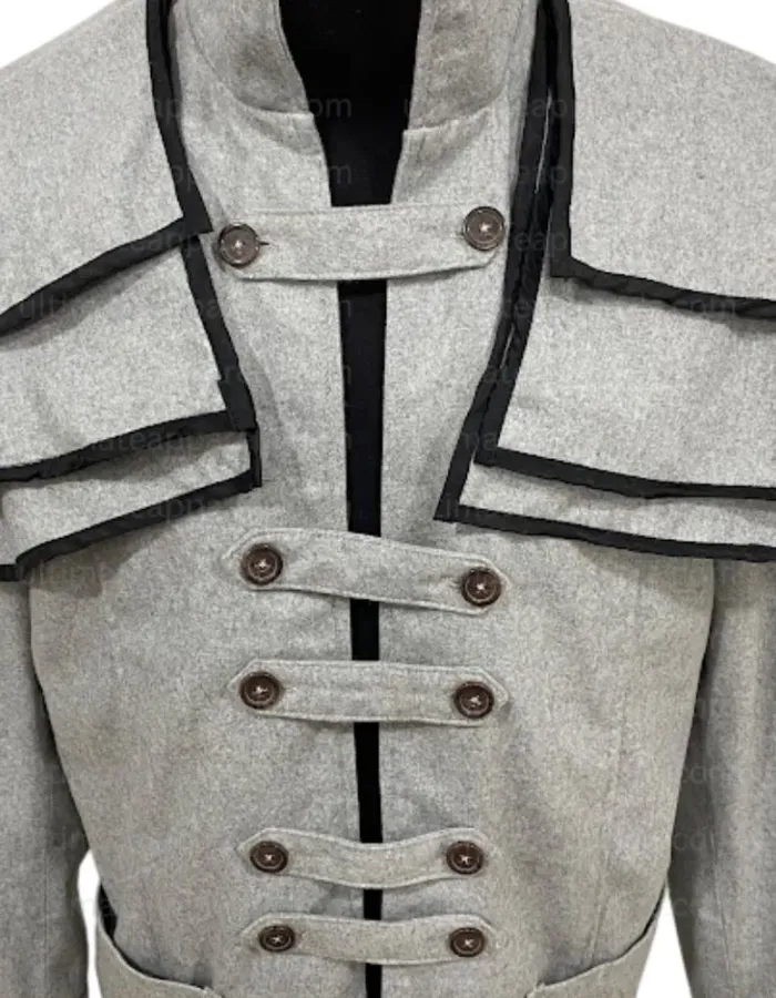 DJANGO UNCHAINED CHRISTOPH WALTZ (KING SCHULTZ) GREY COAT