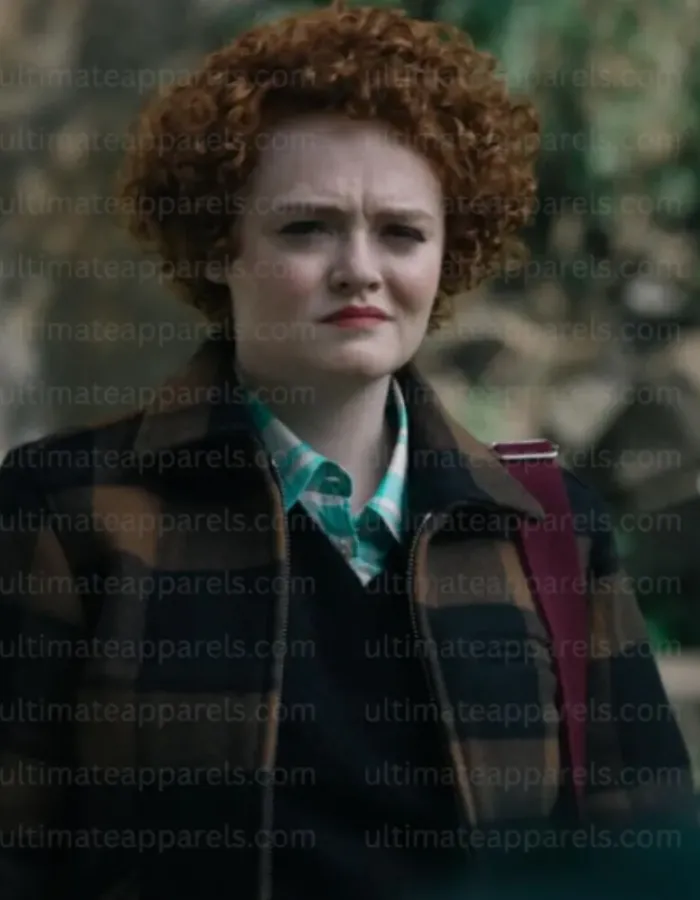 Dept.Q S01 Leah Byrne Plaid Jacket