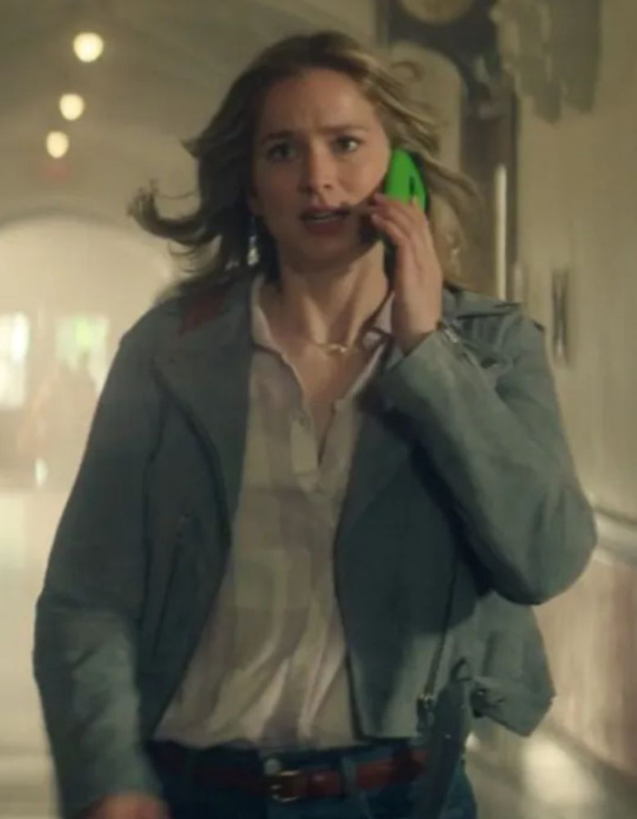 You S05 Elizabeth Lail Biker Jacket