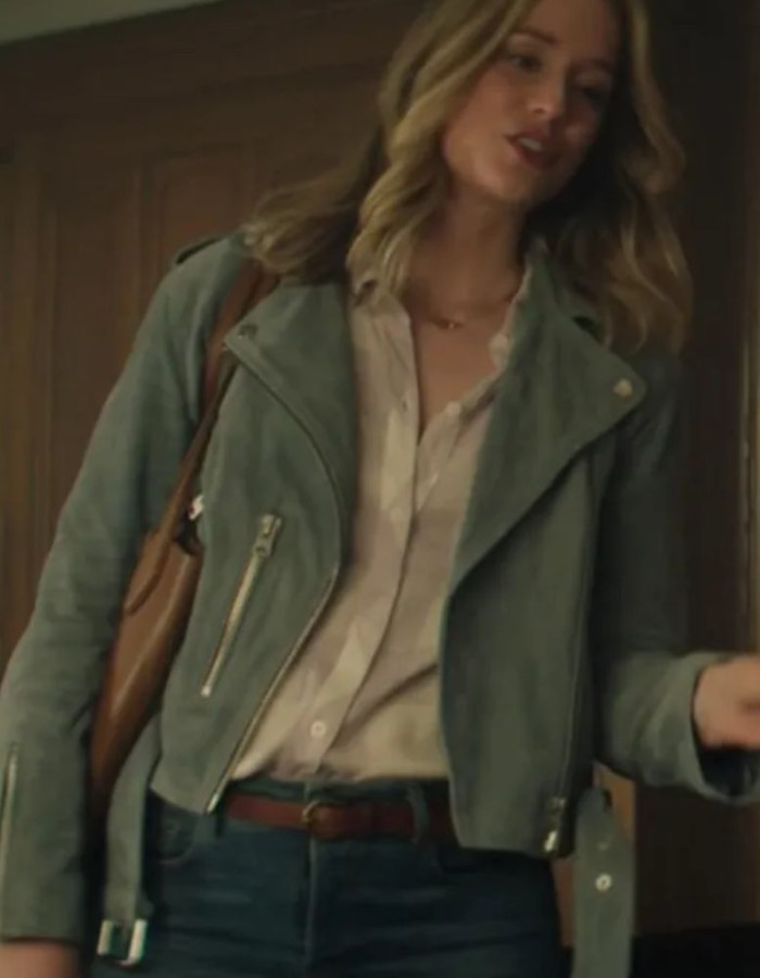 You S05 Elizabeth Lail Biker Jacket