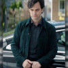 Penn Badgley You SO5 Suede Green Jacket Penn Badgley You SO5 Suede Green Jacket