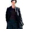 You S05 Joe Goldberg Black Wool Coat You S05 Joe Goldberg Black Wool Coat