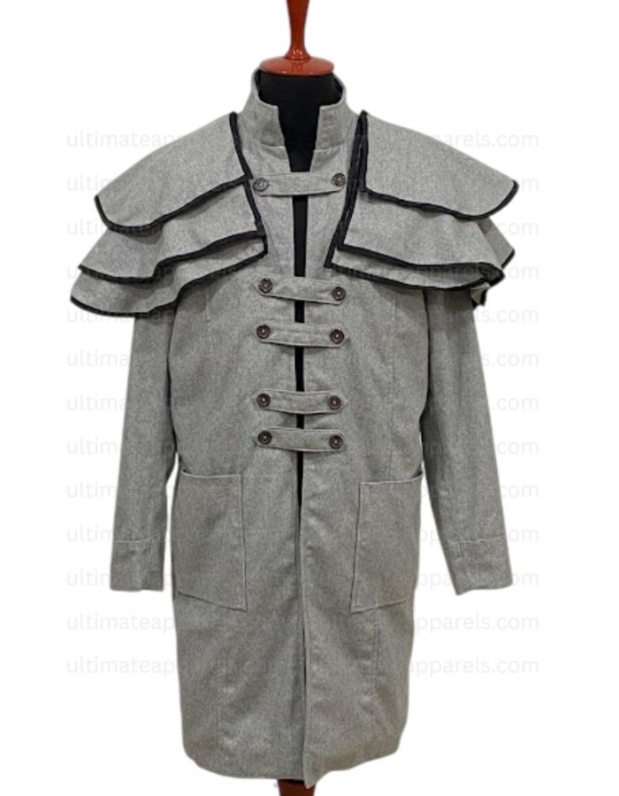 DJANGO UNCHAINED CHRISTOPH WALTZ (KING SCHULTZ) GREY COAT