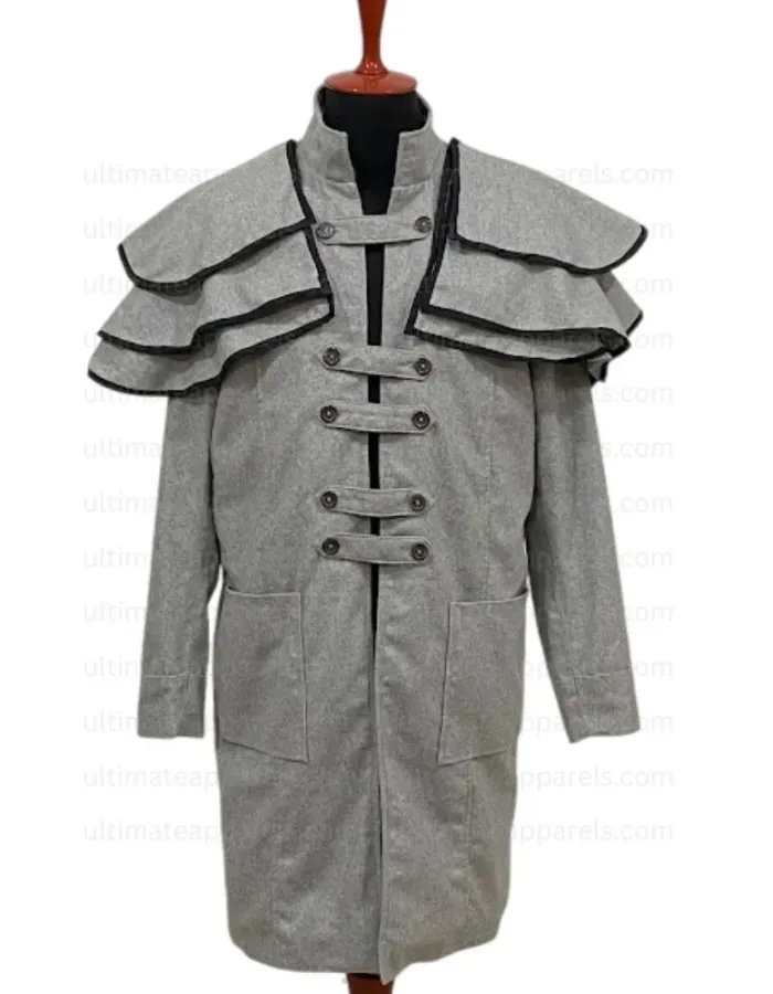 DJANGO UNCHAINED CHRISTOPH WALTZ (KING SCHULTZ) GREY COAT
