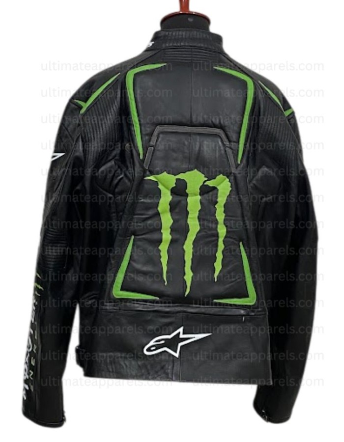 Alpinestars Scream Monster Energy Leather Jacket With Patches