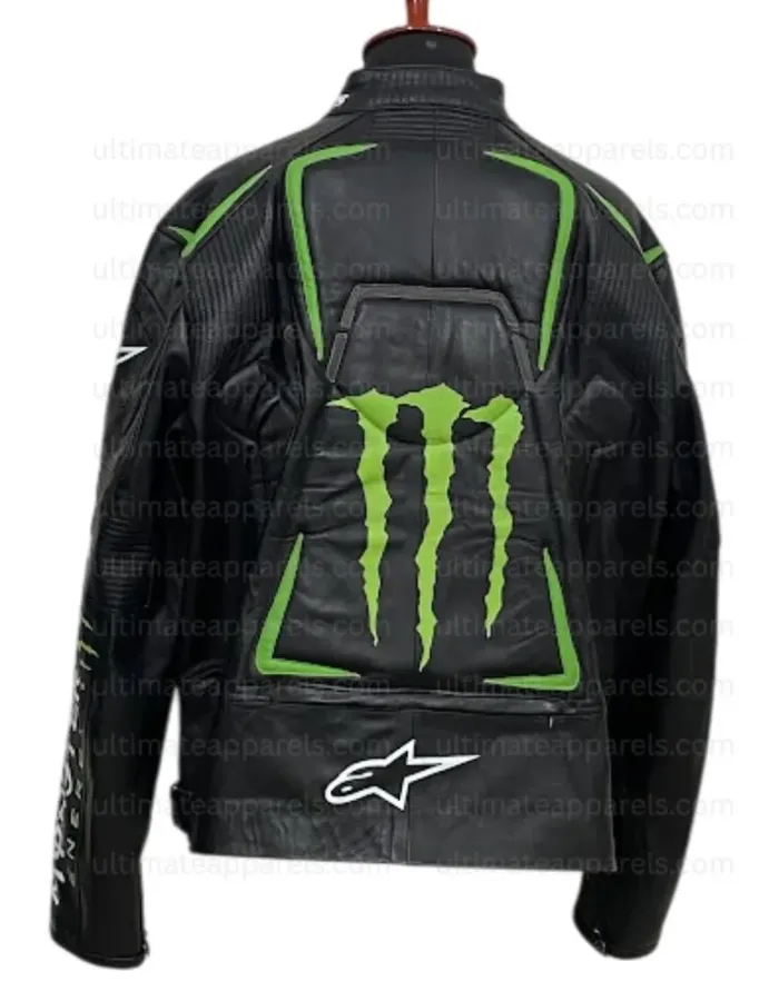 Alpinestars Scream Monster Energy Leather Jacket With Patches