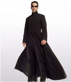 Matrix Neo Black Trench Coat