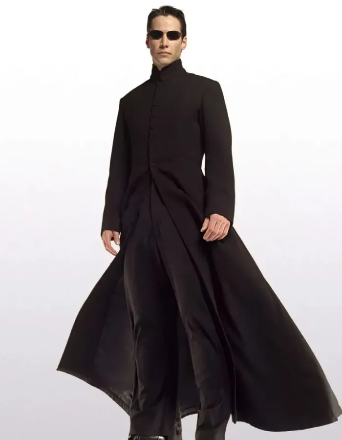 Keanu Reeves Matrix Neo Trench Coat