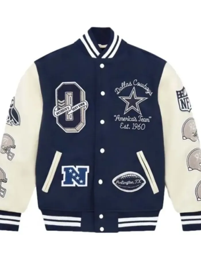 NFL OVO Dallas Cowboys Varsity Jacket 