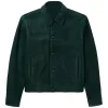Penn Badgley You SO5 Suede Green Jacket Penn Badgley You SO5 Suede Green Jacket