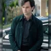 Penn Badgley You SO5 Suede Green Jacket Penn Badgley You SO5 Suede Green Jacket