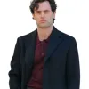You S05 Joe Goldberg Black Wool Coat You S05 Joe Goldberg Black Wool Coat