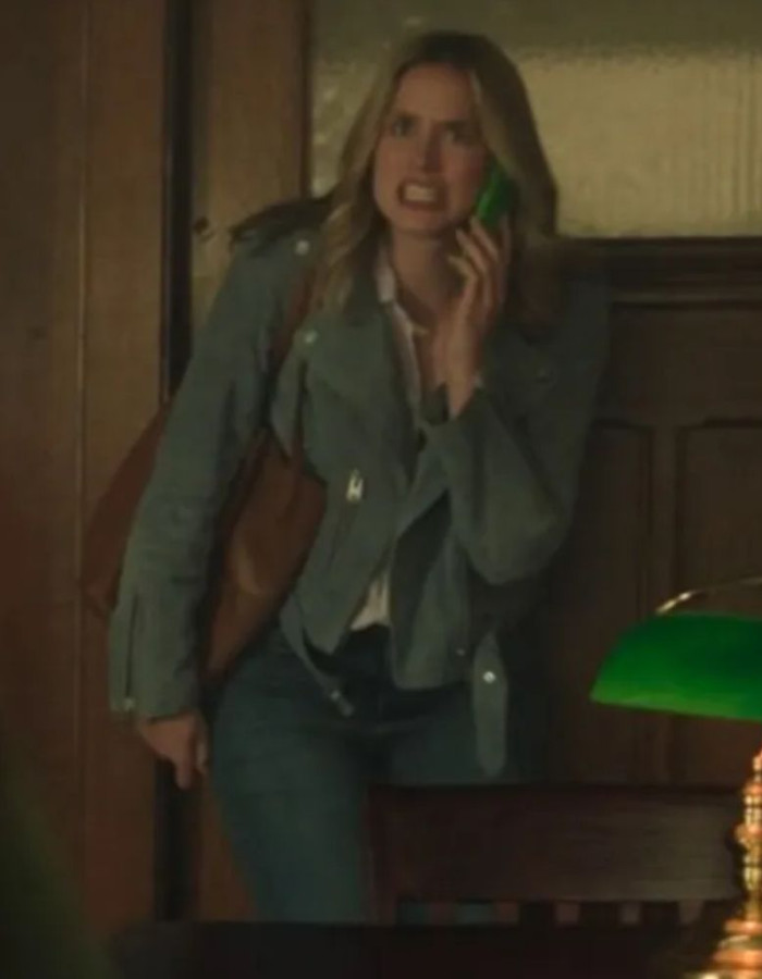 You S05 Elizabeth Lail Biker Jacket
