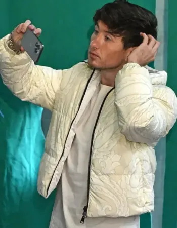 Barry Keoghan White Puffer Jacket Barry Keoghan White Puffer Jacket