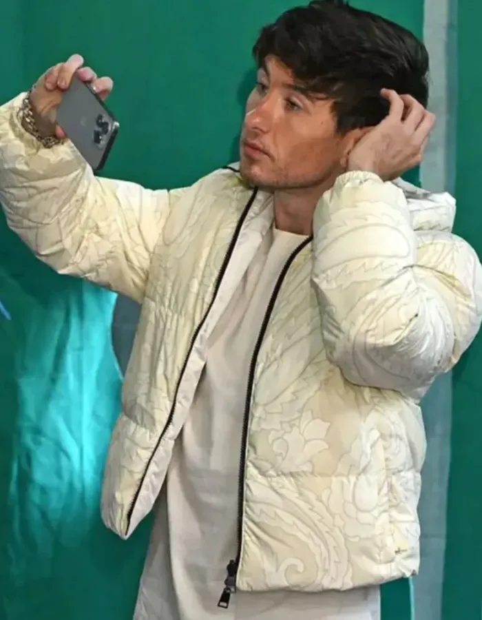Barry Keoghan White Puffer Jacket Barry Keoghan White Puffer Jacket