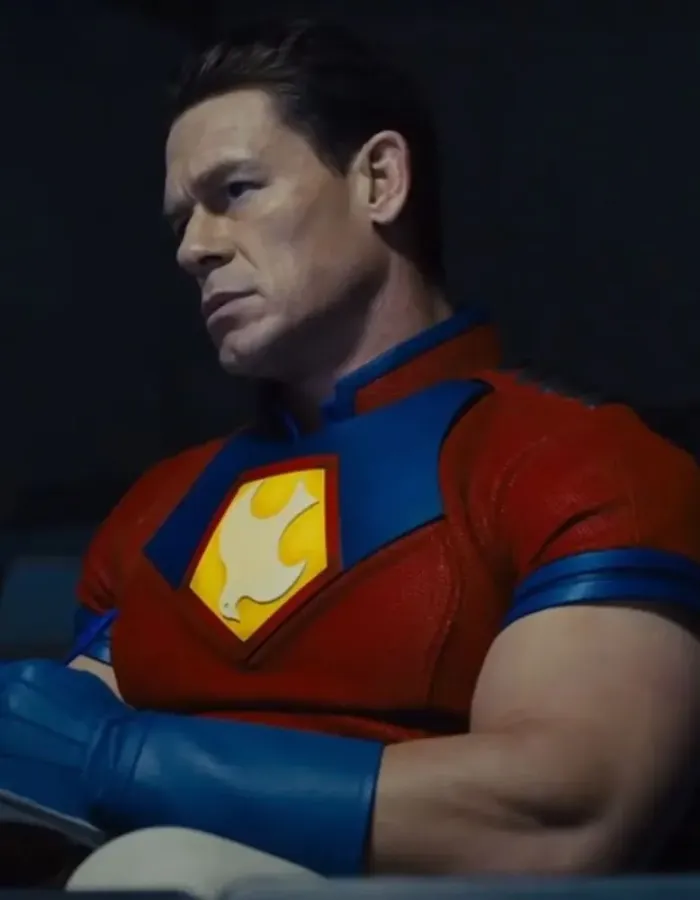 The Suicide Squad John Cena (Peacemaker) Red Leather Costume