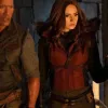 Jumanji 3 Karen Gillan (Ruby) Maroon Leather Vest Jumanji 3 Karen Gillan (Ruby) Maroon Leather Vest