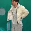 Barry Keoghan White Puffer Jacket Barry Keoghan White Puffer Jacket