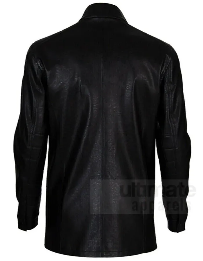 TERMINATOR DARK FATE ARNOLD SCHWARZENEGGER BLACK LEATHER JACKET TERMINATOR DARK FATE ARNOLD SCHWARZENEGGER BLACK LEATHER JACKET