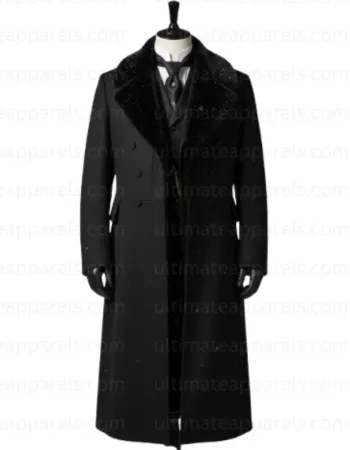 House of Guinness Anthony Boyle Black Coat