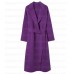 Black Mirror 2025 Brandy Purple Wool Coat
