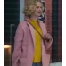 Rosy McEwen Black Mirror S07 Pink Wool Coat