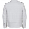 Brando White Rider Leather Jacket Brando White Rider Leather Jacket