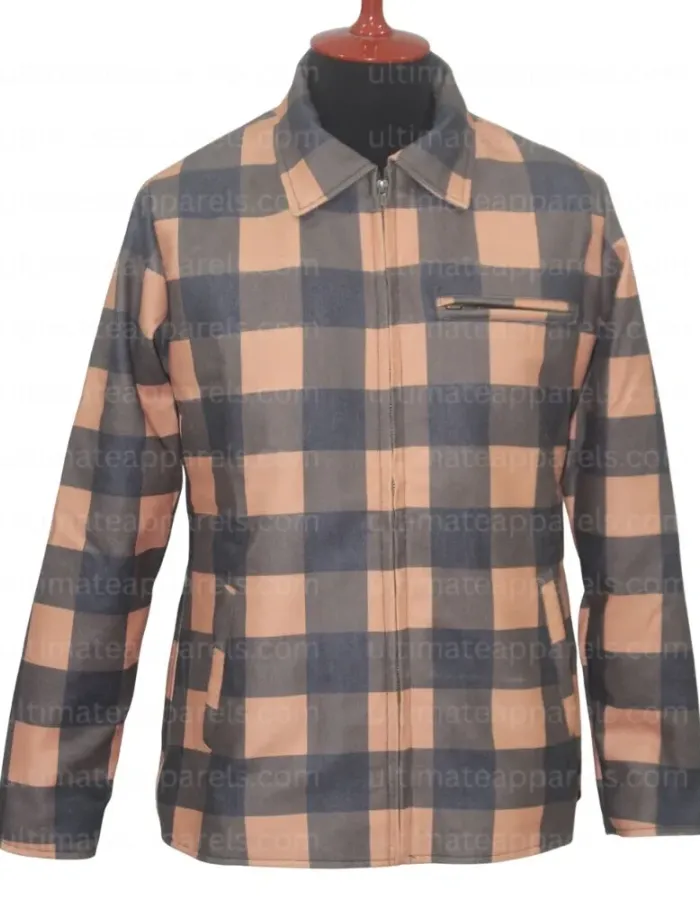 Dept.Q S01 Leah Byrne Plaid Jacket