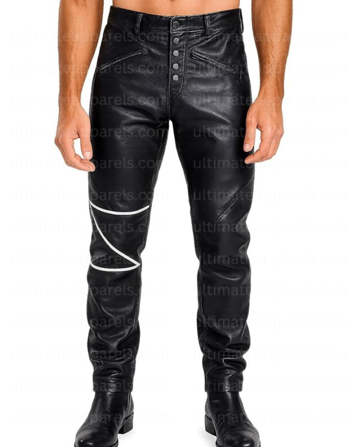 The Crow Movie Leather Costume Pant