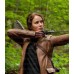 Hunger Games Jennifer Lawrence (Katniss Everdeen) Brown Jacket