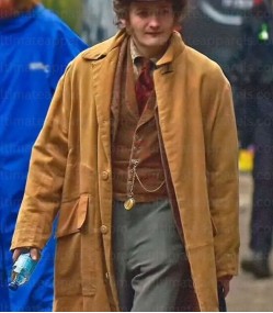 Jack Gleeson House of Guinness Brown Trench Coat