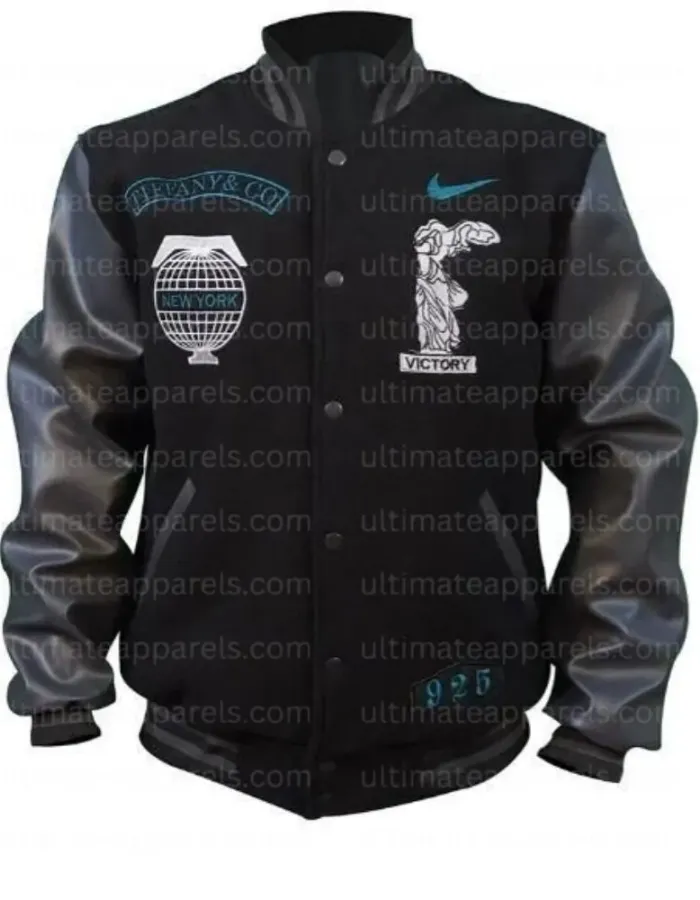 Lebron James Tiffany & Co Black Bomber Jacket Lebron James Tiffany & Co Black Bomber Jacket