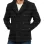 Men's Double Breasted Black Wool Pea Coat