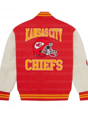 OVO x NFL Kansas City Chiefs Varsity Jacket OVO x NFL Kansas City Chiefs Varsity Jacket
