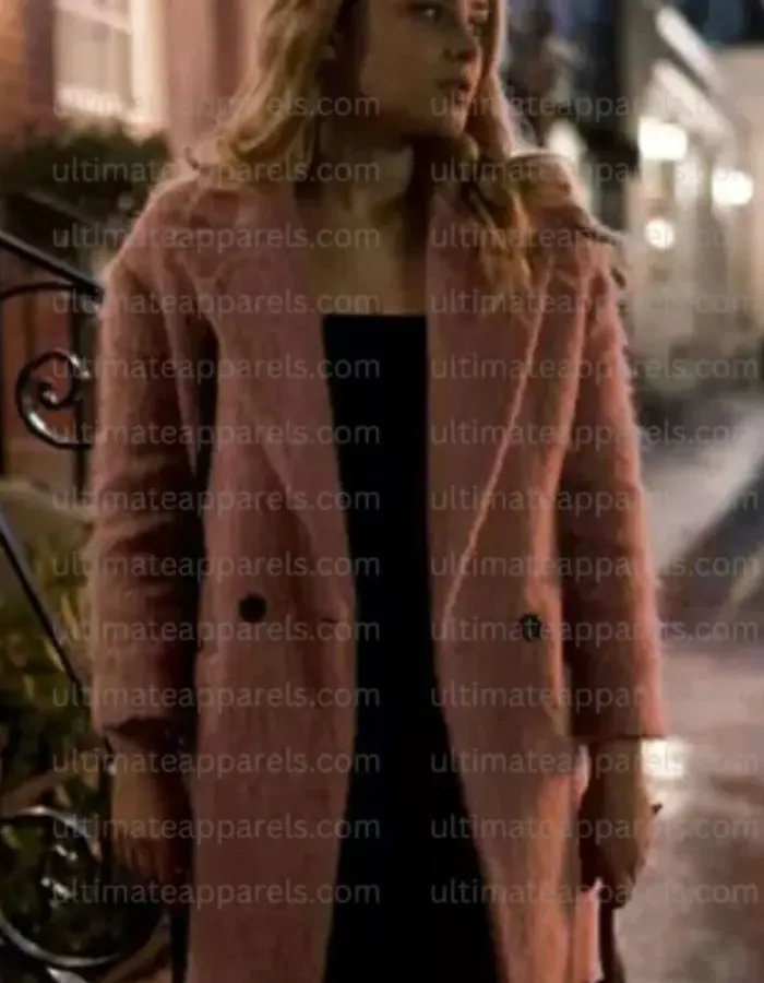 Josephine Langford After Ever Happy 2022 Tessa Pink Coat Josephine Langford After Ever Happy 2022 Tessa Pink Coat