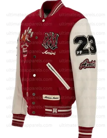 Amiri Red Varsity Jacket Amiri Red Varsity Jacket