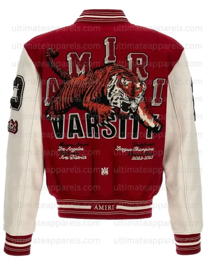 Amiri Red Varsity Jacket