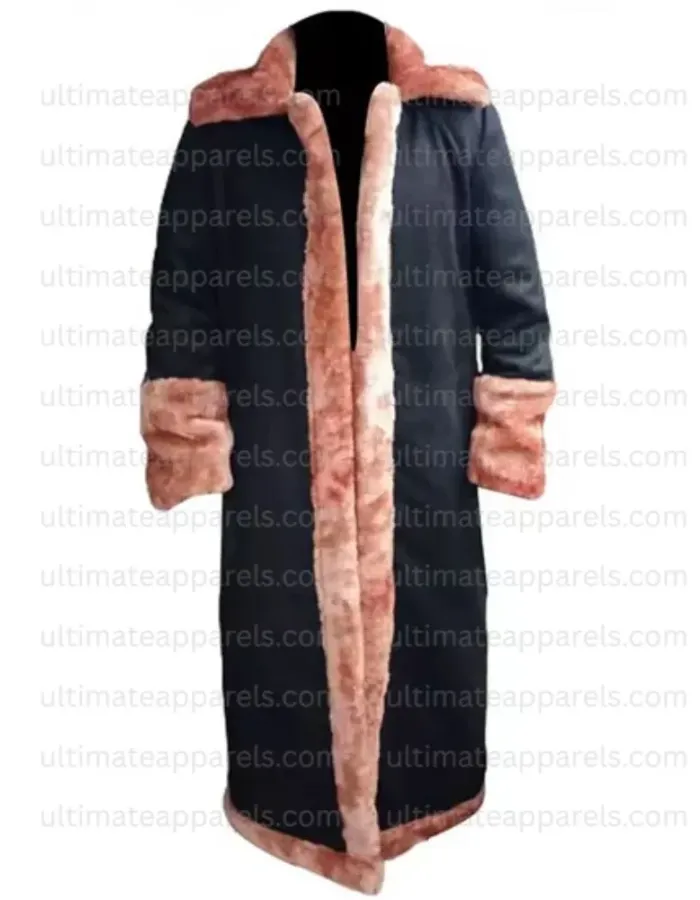Candyman Yahya Abdul Mateen Anthony Mccoy Black Shearling Coat Candyman Yahya Abdul Mateen Anthony Mccoy Black Shearling Coat