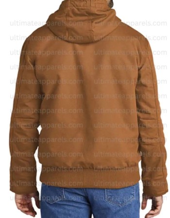 Fanum Brown Hooded Jacket