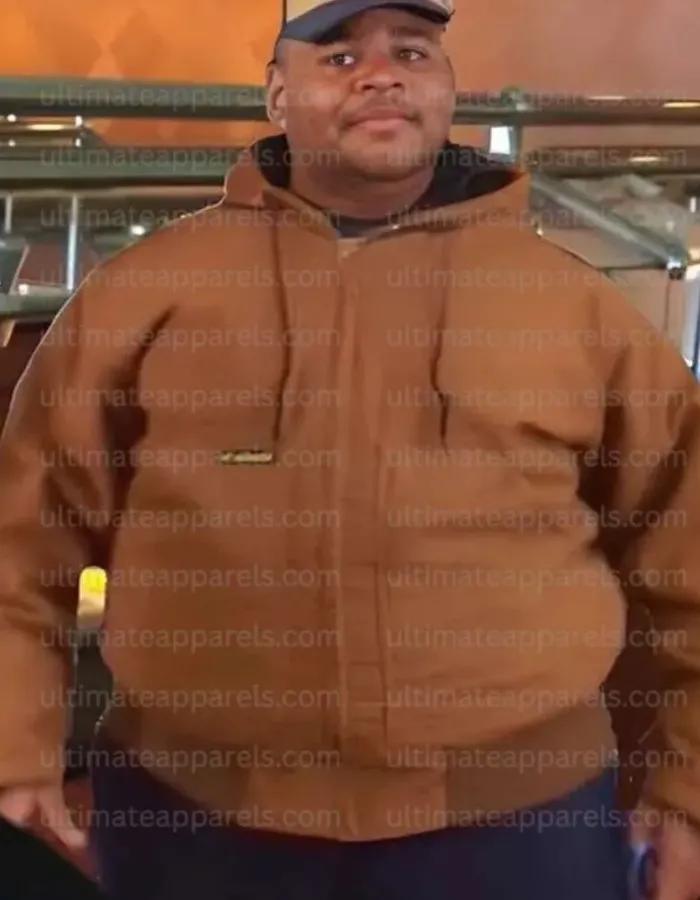 Fanum Brown Hooded Jacket Fanum Brown Hooded Jacket