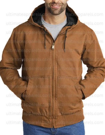 Fanum Brown Hooded Jacket