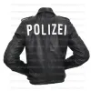 German Military Surplus Police Cop Leather Jacket German Military Surplus Police Cop Leather Jacket