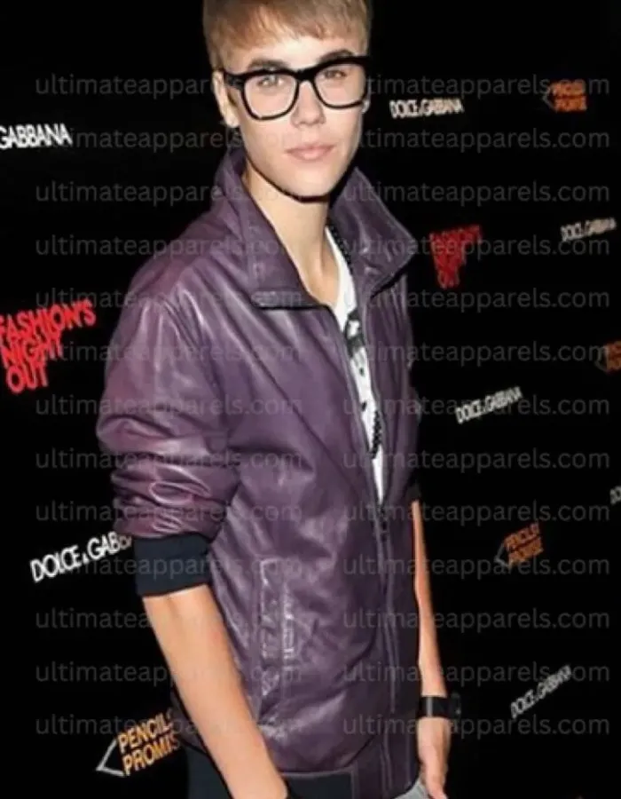 Justin Bieber Purple Jacket Justin Bieber Purple Jacket