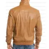 Men’s Casual Bomber Camel Brown Jacket