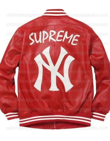 New York Red Supreme Yankees Jacket New York Red Supreme Yankees Jacket