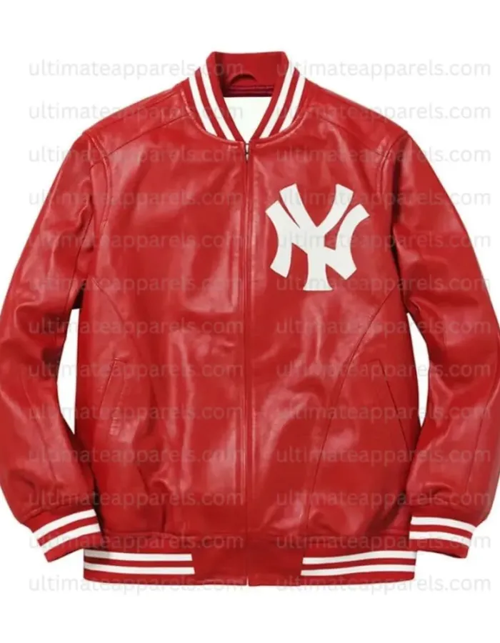 New York Red Supreme Yankees Jacket New York Red Supreme Yankees Jacket