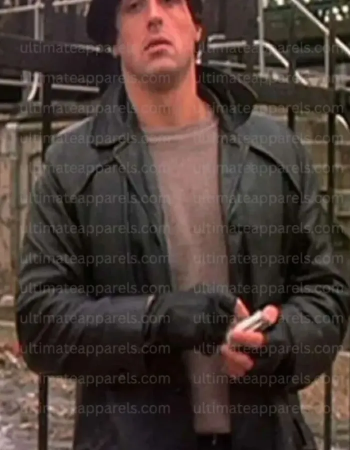 Rocky Balboa 2006 Movie Sylvester Stallone Black Coat